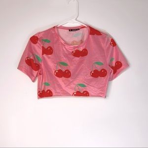 Cherry crop top